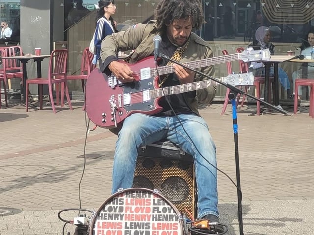 Hastings busker Lewis Floyd Henry
