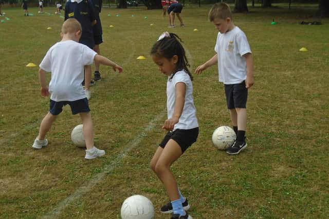 Crawley primary school wins platinum award for commitment to school sport and health