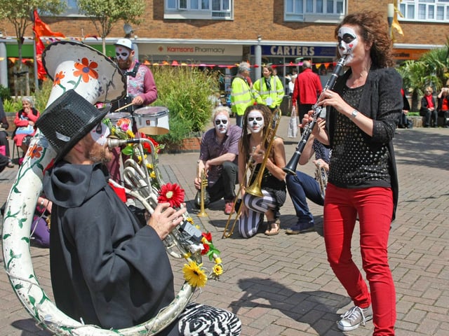 Voodoo Love Orchestra at the Southwick Street Party in June 2015