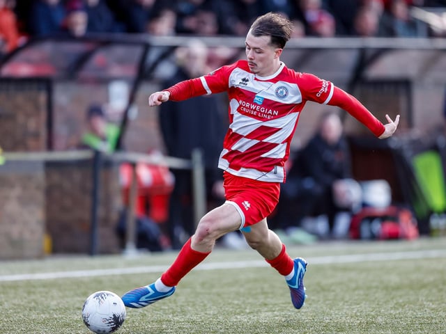 Action from Eastbourne Borough's vital win over Farnborough