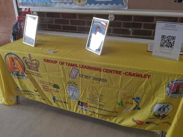 Children and adults came together in Crawley to discover the powerful rhythms of Parai, a traditional Tamil drumming art form, at a community workshop organised by Aurvi Collective