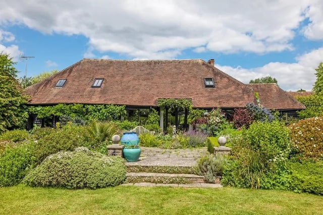 The home is a wonderful example of a Sussex barn conversion set in a picturesque rural location