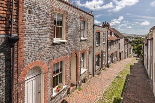 The period property is in cobbled Keere Street