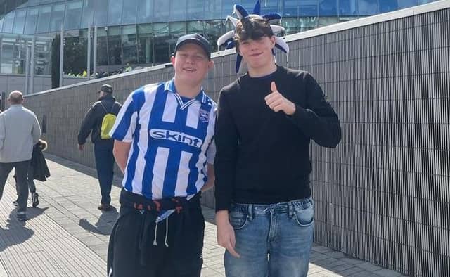 Brighton fans at Tottenham