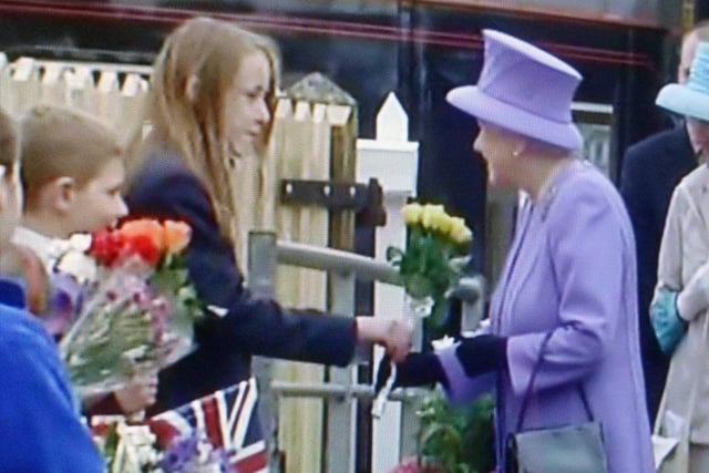 Westbourne House teacher, Miss Van Holland met the Queen when she was a school pupil during the Diamond Jubilee in 2012.
