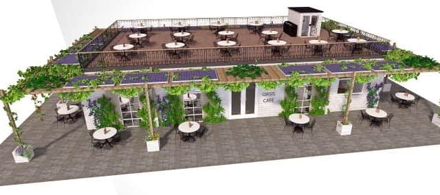 How the new Oasis Café, West Park, Aldwick, could look. Image: 3D Concept Art