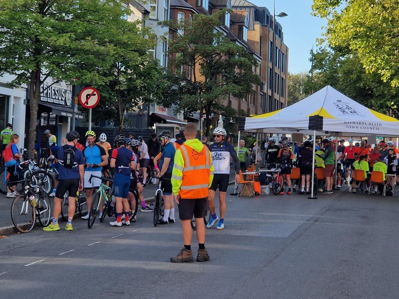 Around 600 riders registered. Photo: Lawrence Smith