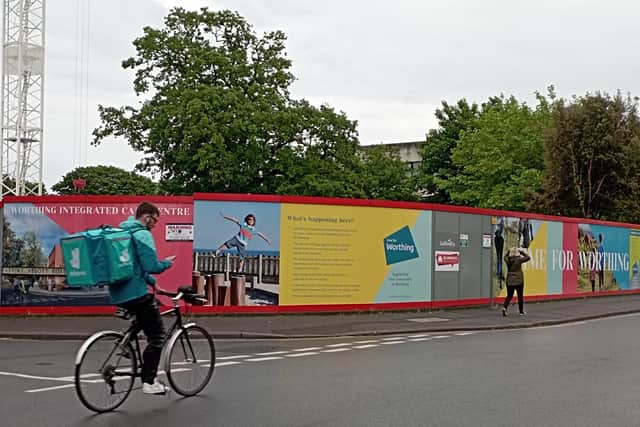 The Worthing site where a new integrated care centre is due to be built