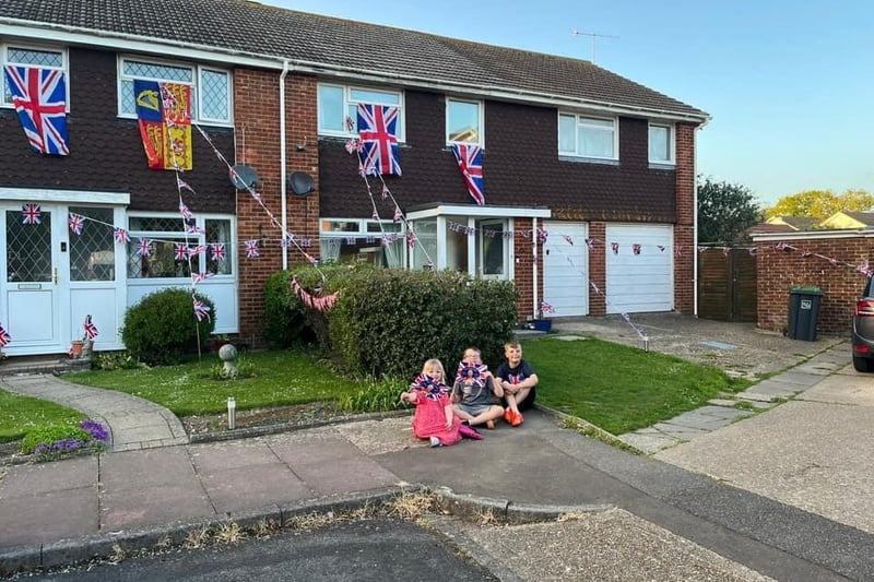 This photo was sent in by Sharon Clements of her family in Worthing.
