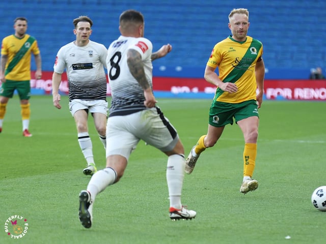 James Hammond’s majestic 95th minute free-kick clinched Horsham FC’s first league and Sussex Transport Senior Cup double in the club’s history.