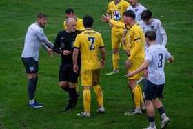Tempers become frayed in Lancing's visit to Bexhill | Picture by Amy Marshall