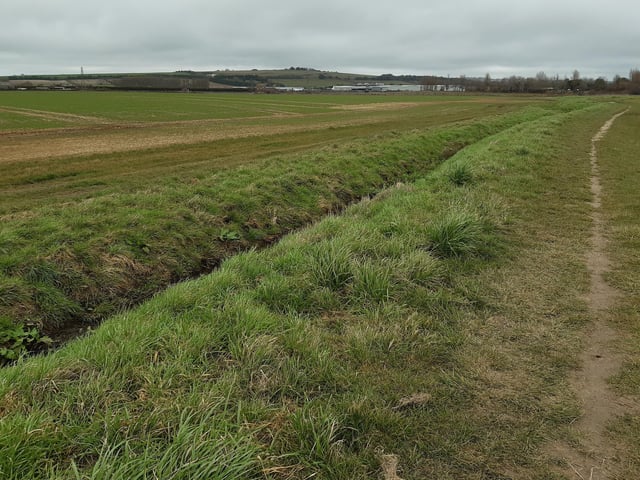 Here are some more lovely views of the South Downs (and Asda!) as you walk along beside the water