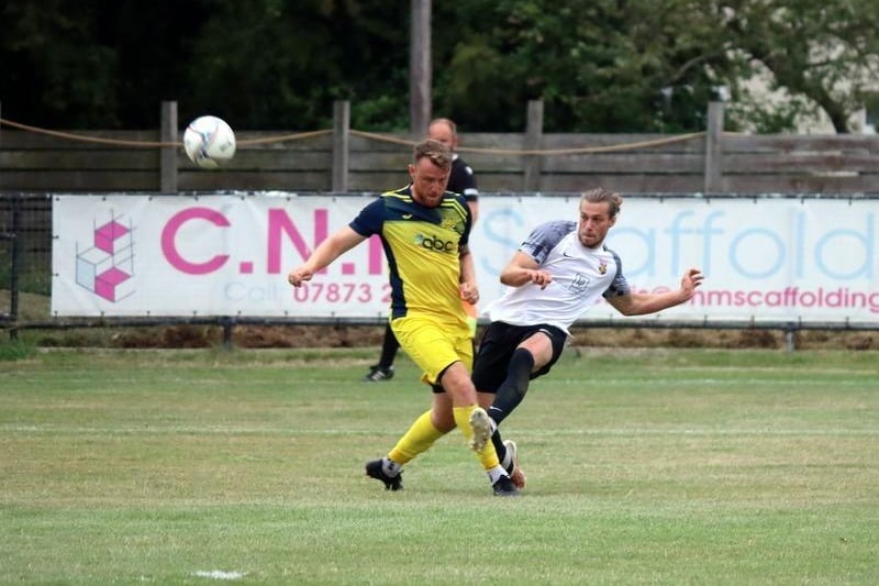 Action from a pre-season friendly between Pagham and Moneyfields