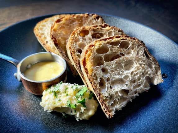 The Coal Shed's Local Sourdough Bread with Bone Marrow Butter