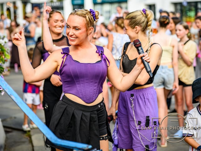 Crowds rammed Horsham town centre to hear a plethora of K-pop hits on Friday.