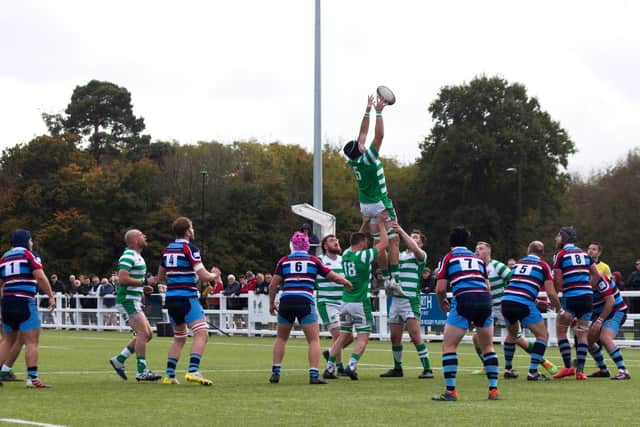 Recent home action for Horsham - this against Reeds Weybridge | Picture: DAS Sport Photography