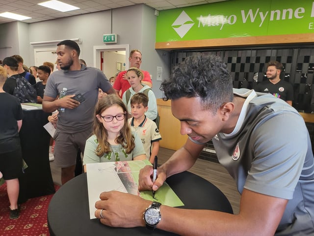 Crawley Town signing session