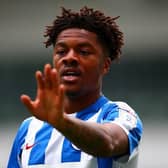 Chuba Akpom during his loan spell at Brighton & Hove Albion in 2017