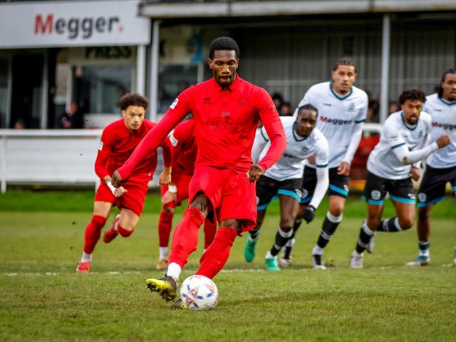 Action from Eastbourne Borough's brilliant 5-2 win away at Dover Athletic in the National League South