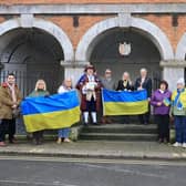 Rye shows its support for Ukraine