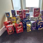 Easter Eggs donated to Horley Foodbank by Wykeham House.