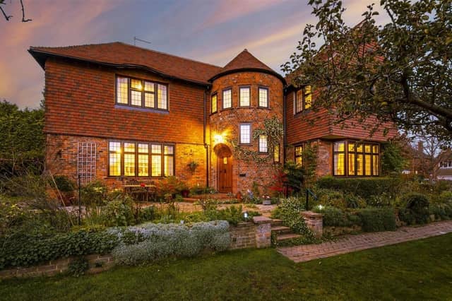 This four-bed detached home is full of period features and is on the market for £1,200,000