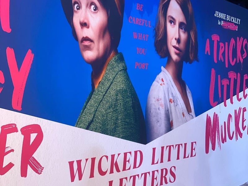 The team at Sussex Film Office stepped onto the red carpet at the much-anticipated premiere of Wicked Little Letters