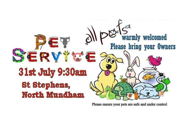A pet service is being hosted by St Stephen's Church and St Leodegars Church.