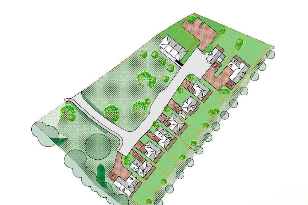 Plans to build 13 homes in Westbourne