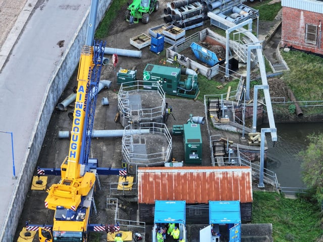 Environmental Agency have been deployed to relieve severe flooding in Bognor Regis. Photo: Eddie Mitchell.