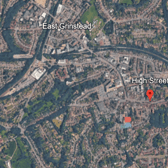 Drivers face disruption in East Grinstead amid sewer damage, which has been described as ‘severe’. Photo: Google Earth