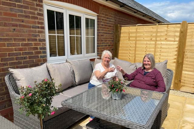 Building friendships on a new development in Yapton.