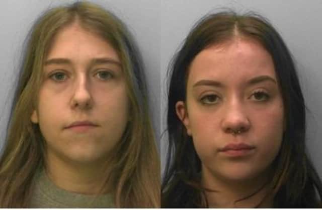Missing teens: Ella McGarry (left) and Kayleigh Wheeler (photo from Sussex Police)