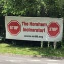 A lengthy campaign has been waged against siting the incinerator in Horsham. Picture contributed
