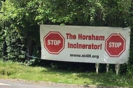 A lengthy campaign has been waged against siting the incinerator in Horsham. Picture contributed