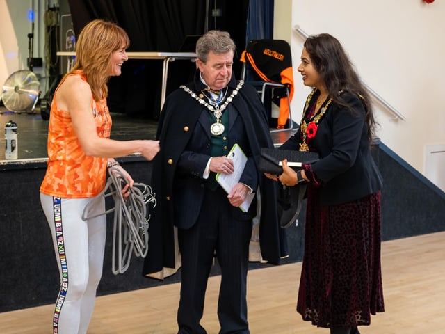 Zumba and BollyX dance fitness instructors joined forces for a two-hour Dance for Dinners fundraising event supporting The Trussell Trust's foodbanks in Worthing, Shoreham and Littlehampton at Christmas