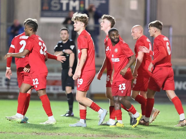 Action from Worthing's win at Dartford