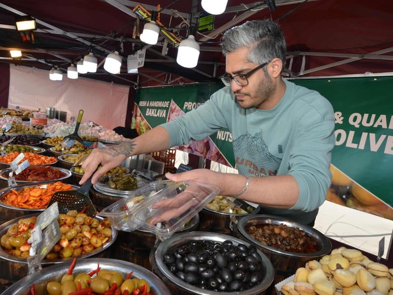 Eastbourne Continental Market on April 23 2026.