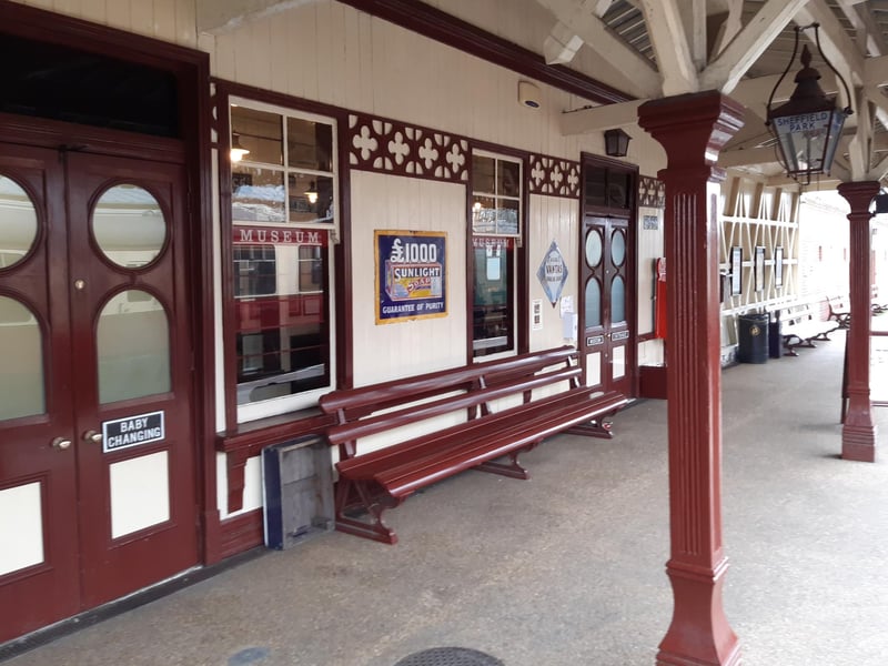 The museum at Sheffield Park station