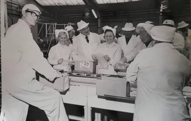 Staff at the factory