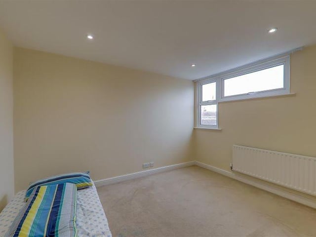 There are three bedrooms on the second floor