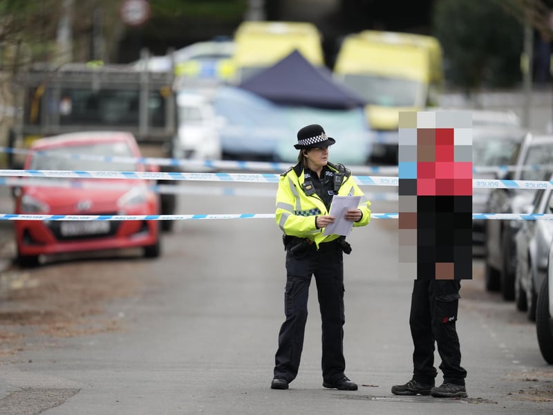 A heavy police presence has been seen in Cumberland Road, Brighton, on Saturday, December 23