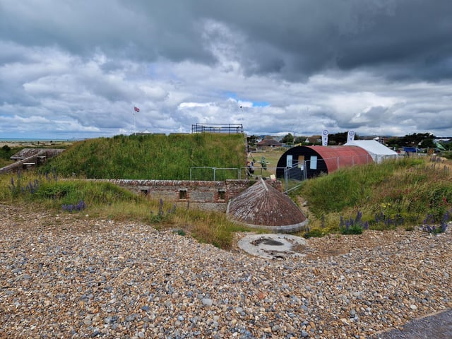 The Lord-Lieutenant of West Sussex, Lady Emma Barnard, has been given a tour of Shoreham Fort and shown the vision for the future before presenting the King's Award for Voluntary Service to the Friends of Shoreham Fort.