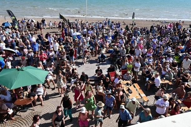 Live music event at Bexhill Colonnade
