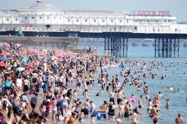 Brighton has ranked as the most loved beach in the UK, according to a new study. Picture: Eddie Mitchell