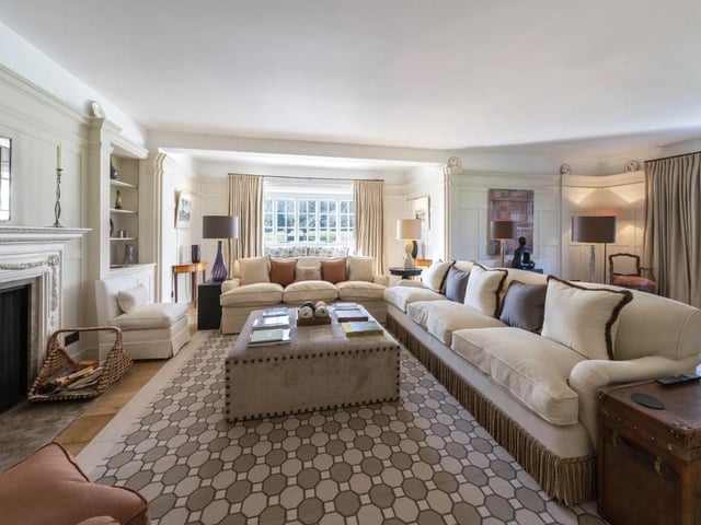 The property has four large reception rooms