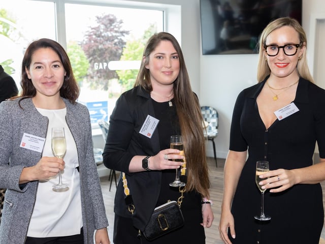 Diane Heffelfinger, Vice President of American Express, Stephanie Stanabria, Women’s Interest Network American Express and Emme Hanman, Vice President of American Express.