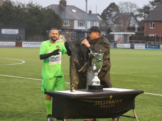 Man Like Haks being named man of the match