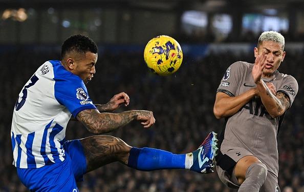 De Zerbi has ruled out the Brazilian for the West Ham after he picked up a knock against Tottenham. Expected return January 22