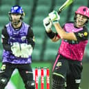 Dan Hughes inSixers action in the BBL (Photo by Simon Sturzaker/Getty Images)